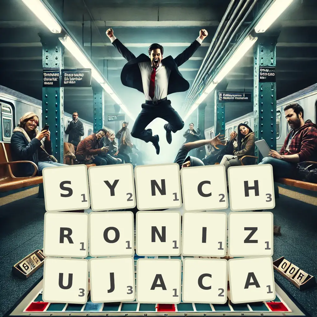 Słowa z liter SYNCHRONIZUJĄCĄ