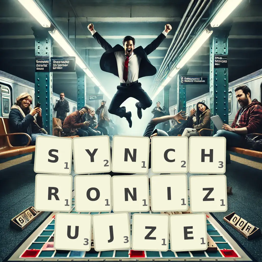 Słowa z liter SYNCHRONIZUJŻE