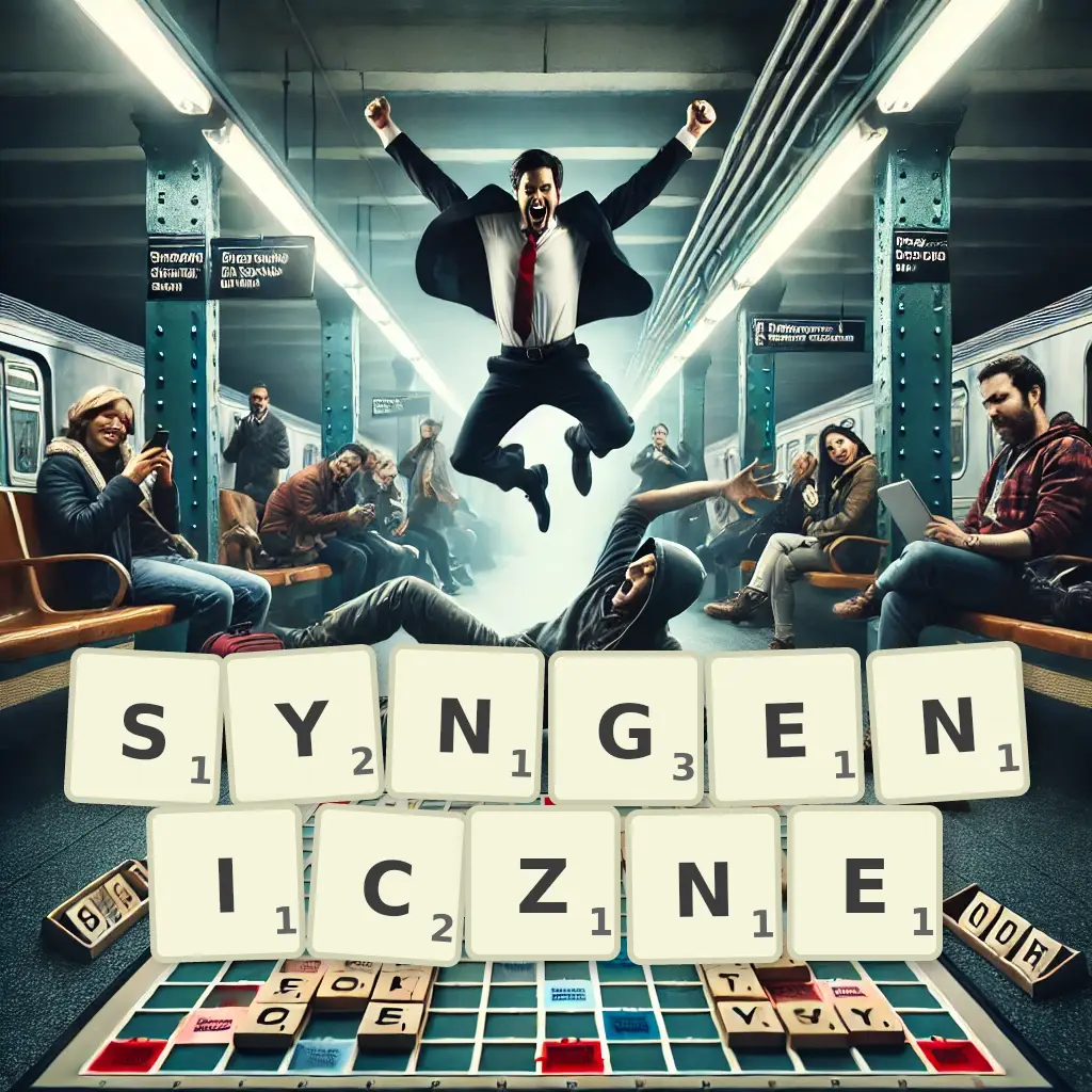 Słowa z liter SYNGENICZNE