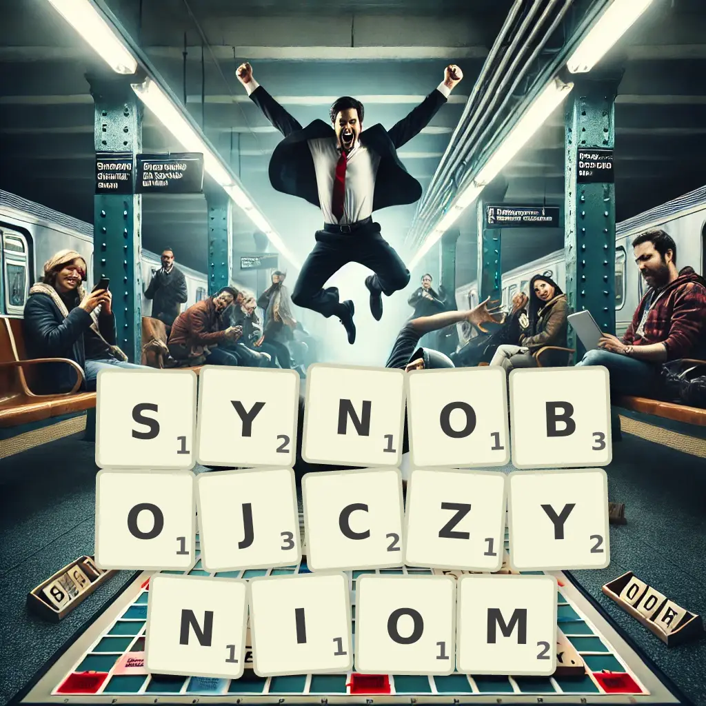 Słowa z liter SYNOBÓJCZYNIOM