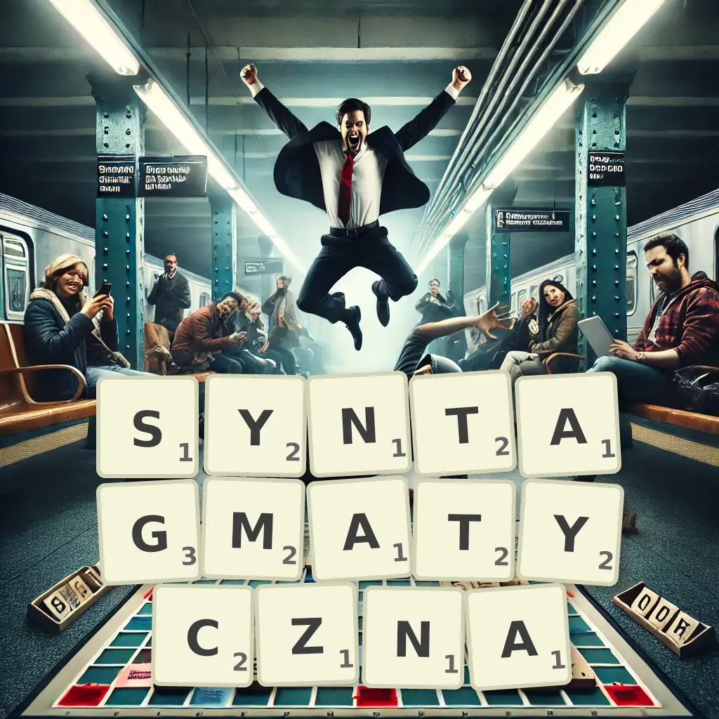 Słowa z liter SYNTAGMATYCZNĄ