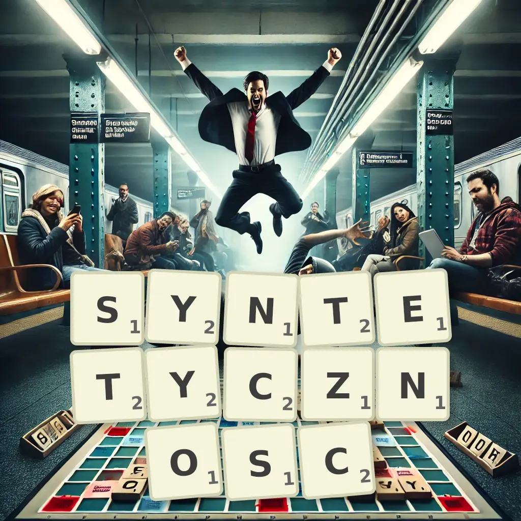 Słowa z liter SYNTETYCZNOŚĆ
