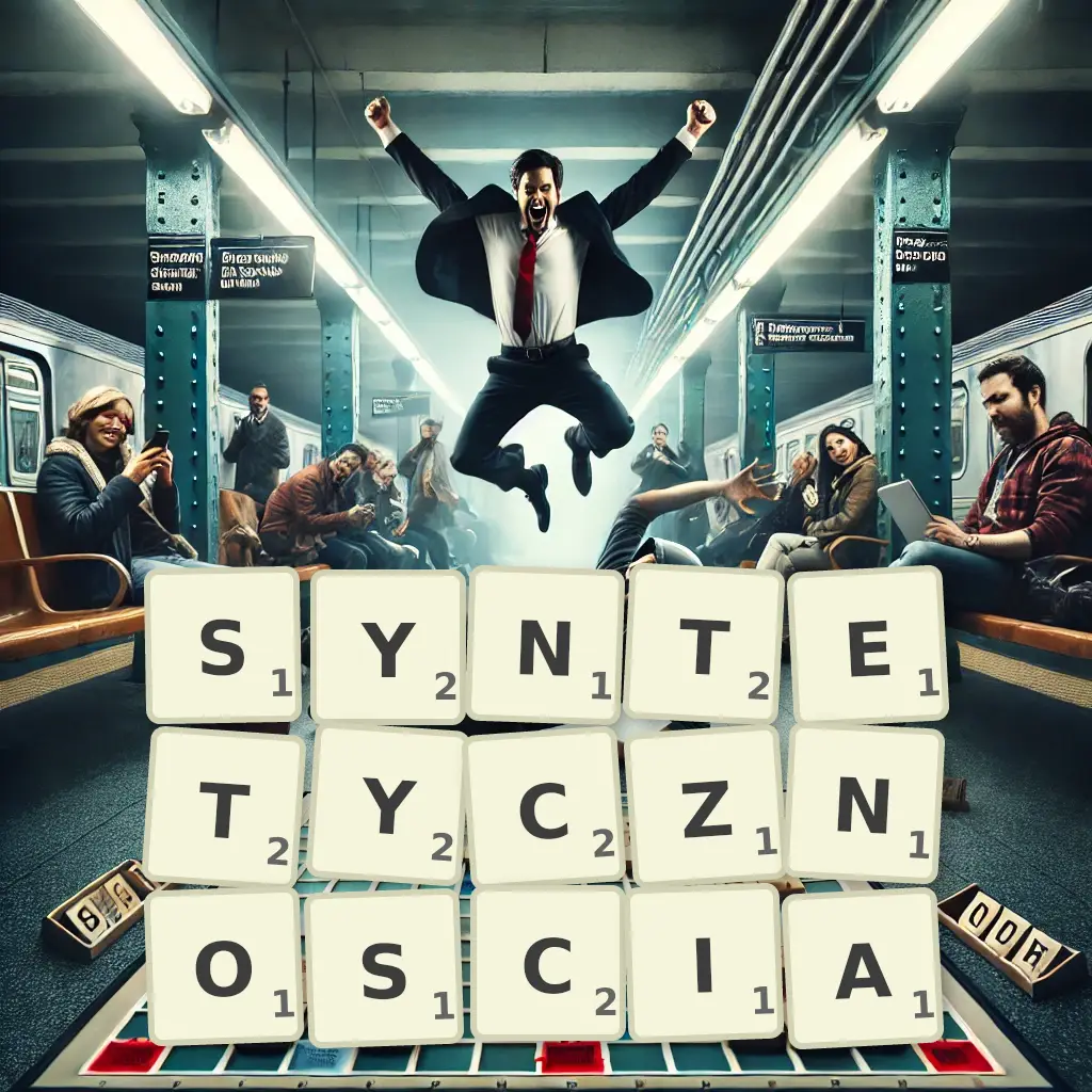 Słowa z liter SYNTETYCZNOŚCIĄ