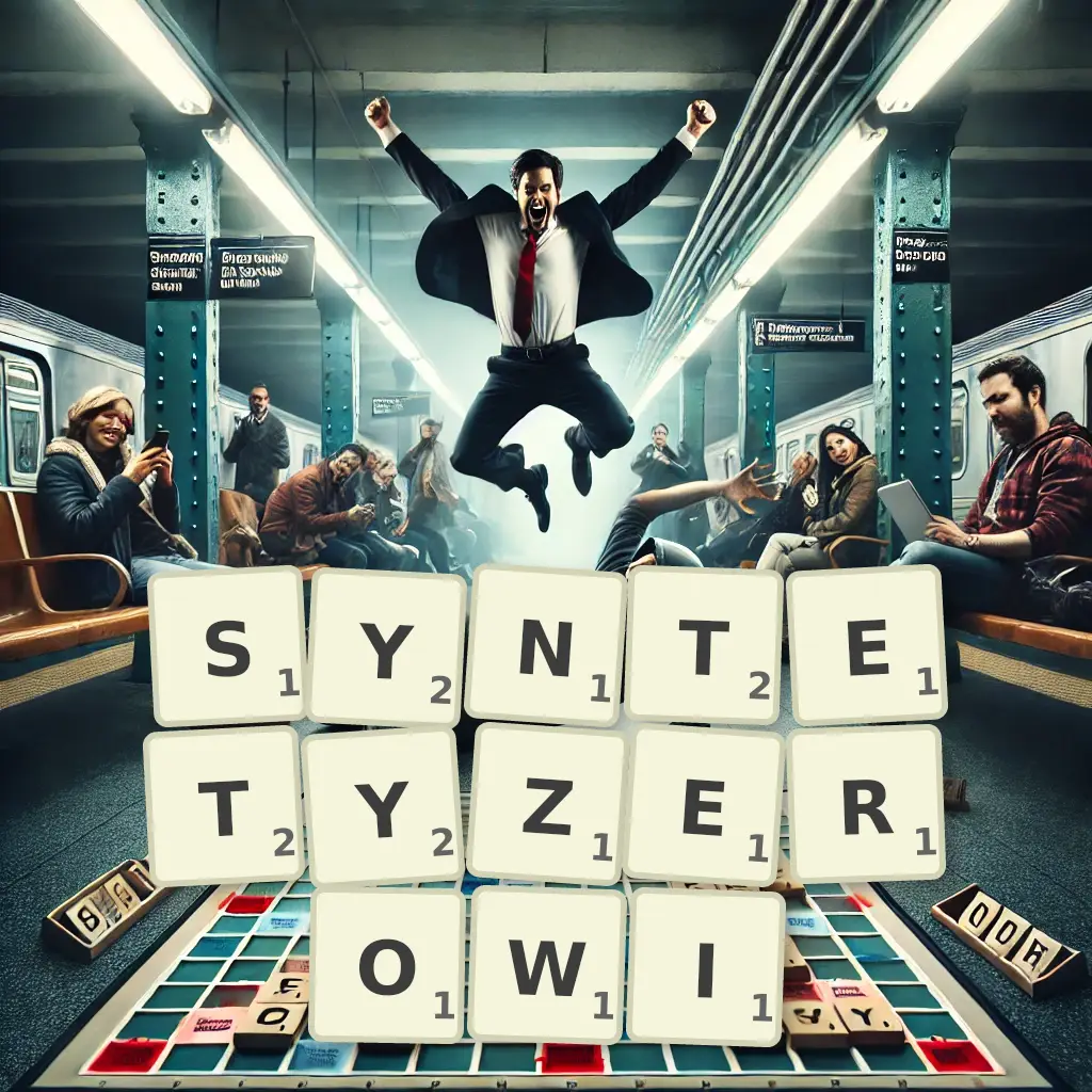 Słowa z liter SYNTETYZEROWI