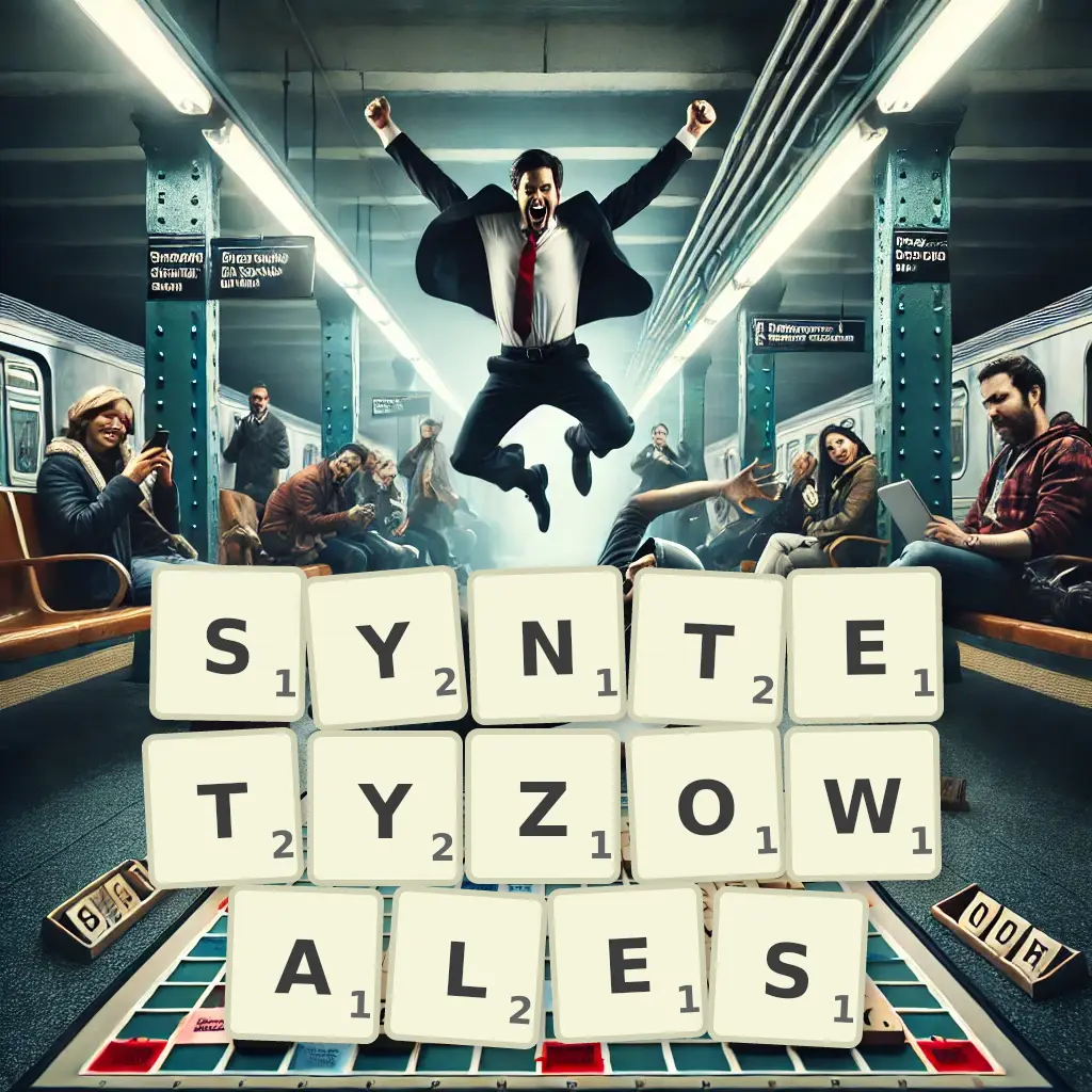 Słowa z liter SYNTETYZOWAŁEŚ
