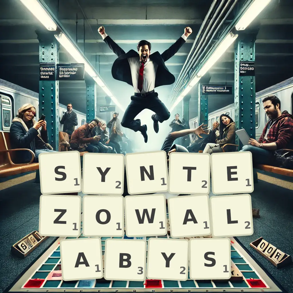 Słowa z liter SYNTEZOWAŁABYŚ