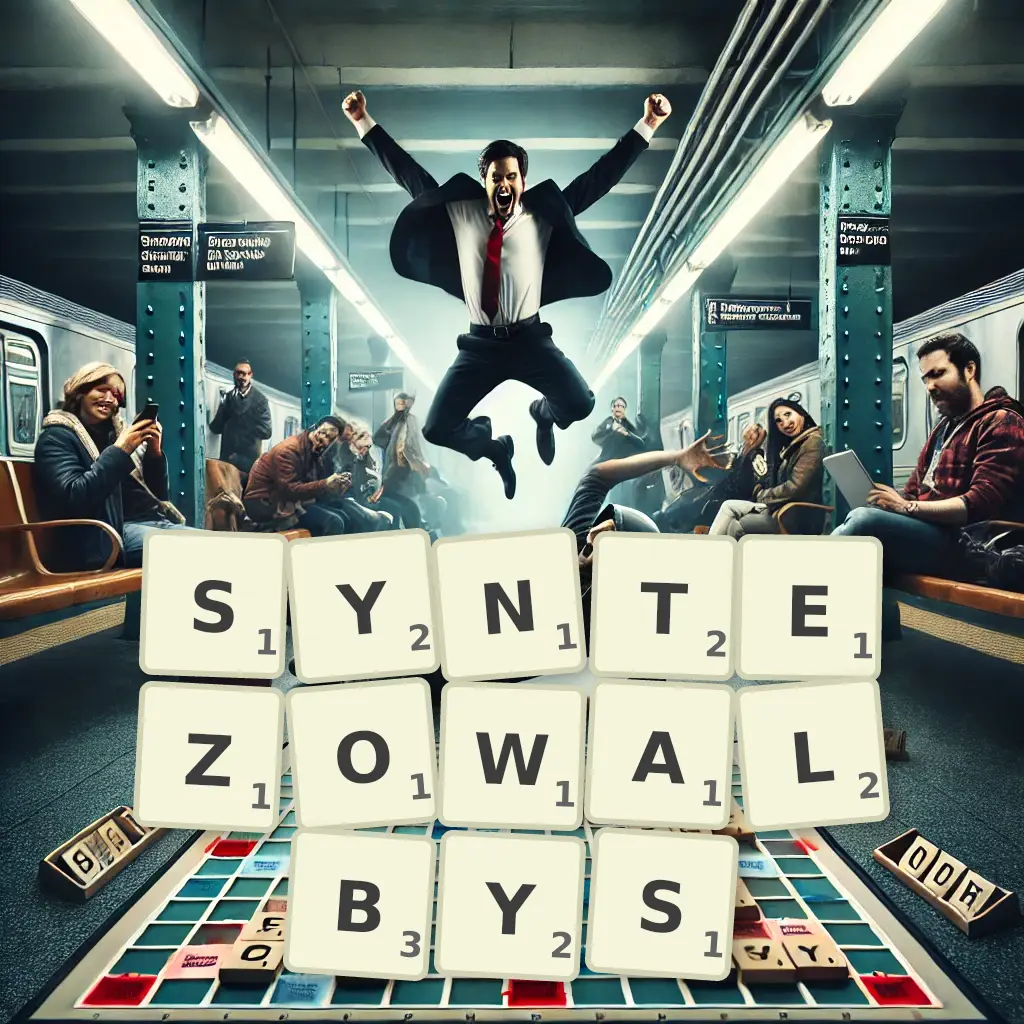 Słowa z liter SYNTEZOWAŁBYŚ