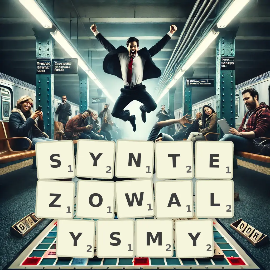 Słowa z liter SYNTEZOWAŁYŚMY
