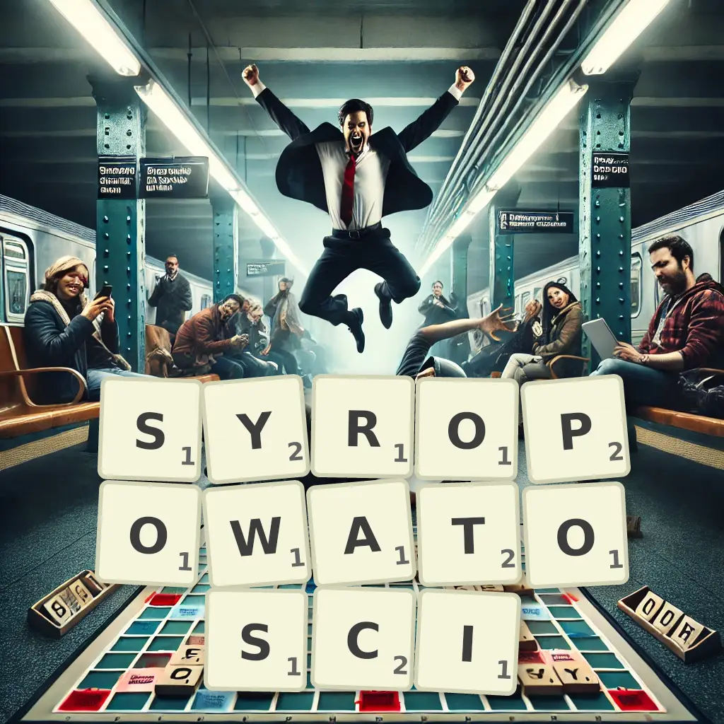Słowa z liter SYROPOWATOŚCI