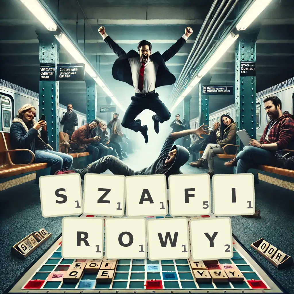 Słowa z liter SZAFIROWY