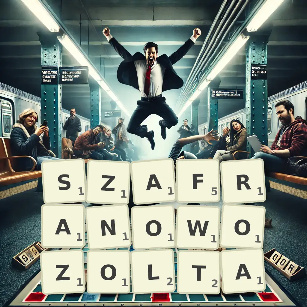 Słowa z liter SZAFRANOWOŻÓŁTĄ
