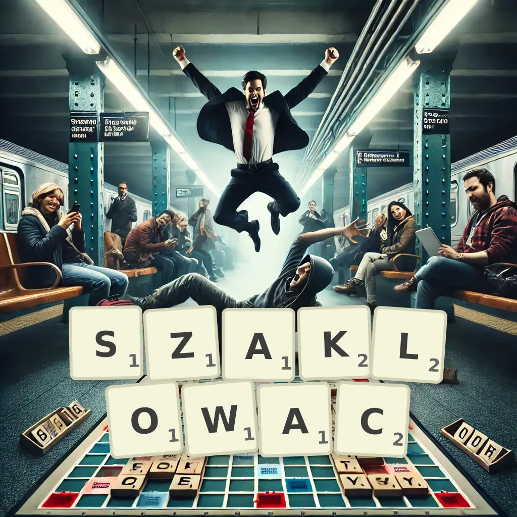 Słowa z liter SZAKLOWAĆ
