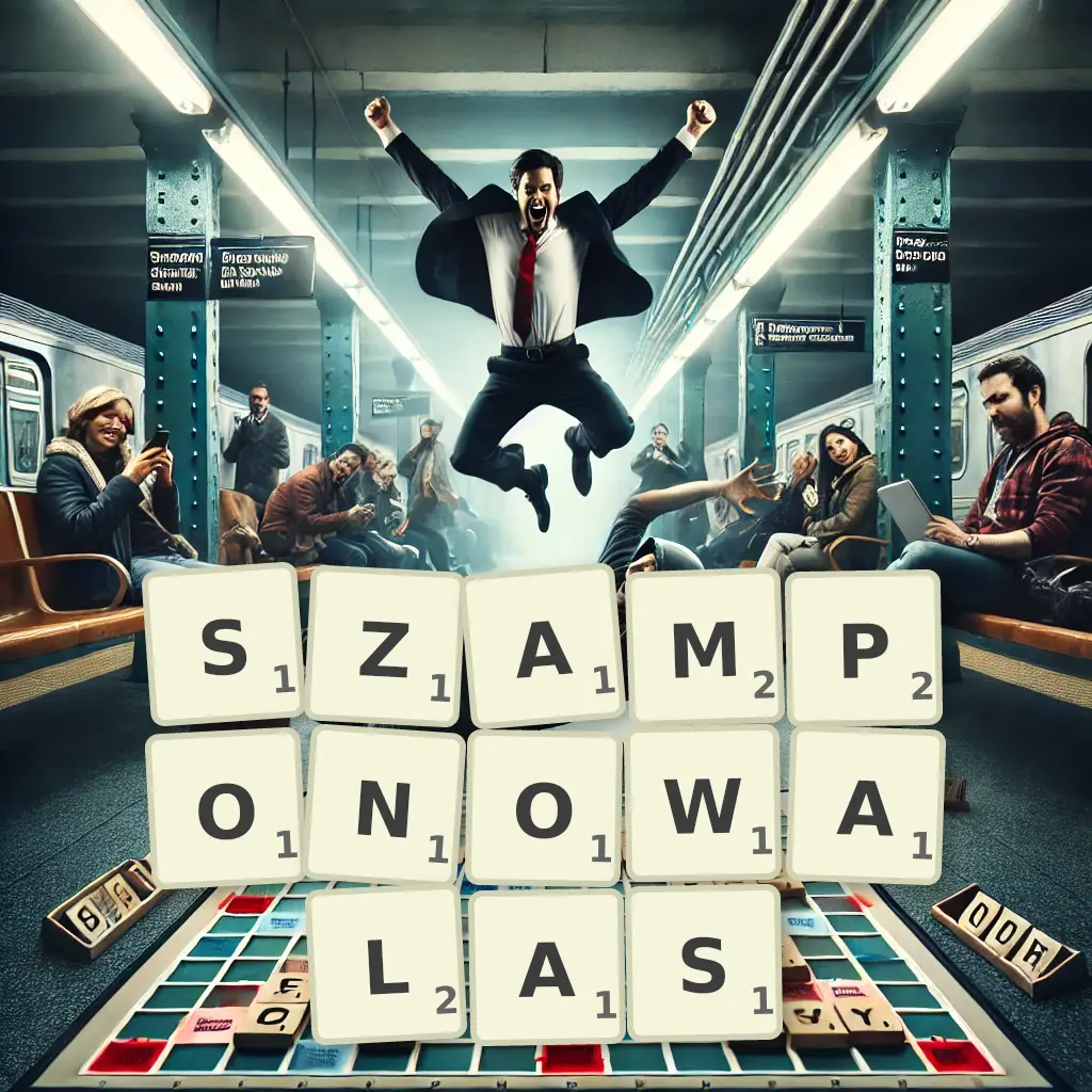 Słowa z liter SZAMPONOWAŁAŚ