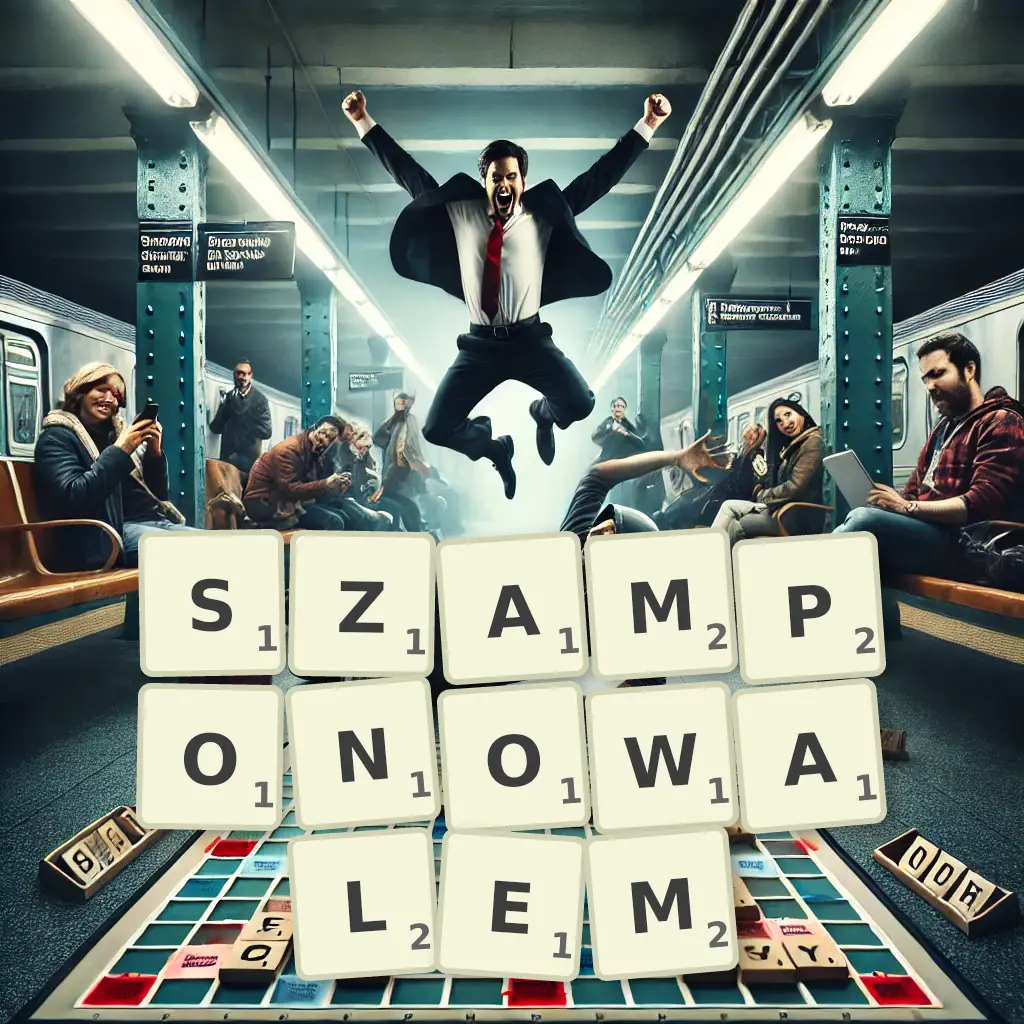 Słowa z liter SZAMPONOWAŁEM