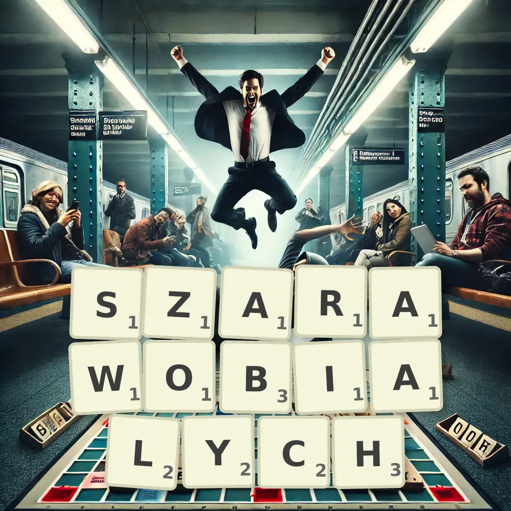 Słowa z liter SZARAWOBIAŁYCH