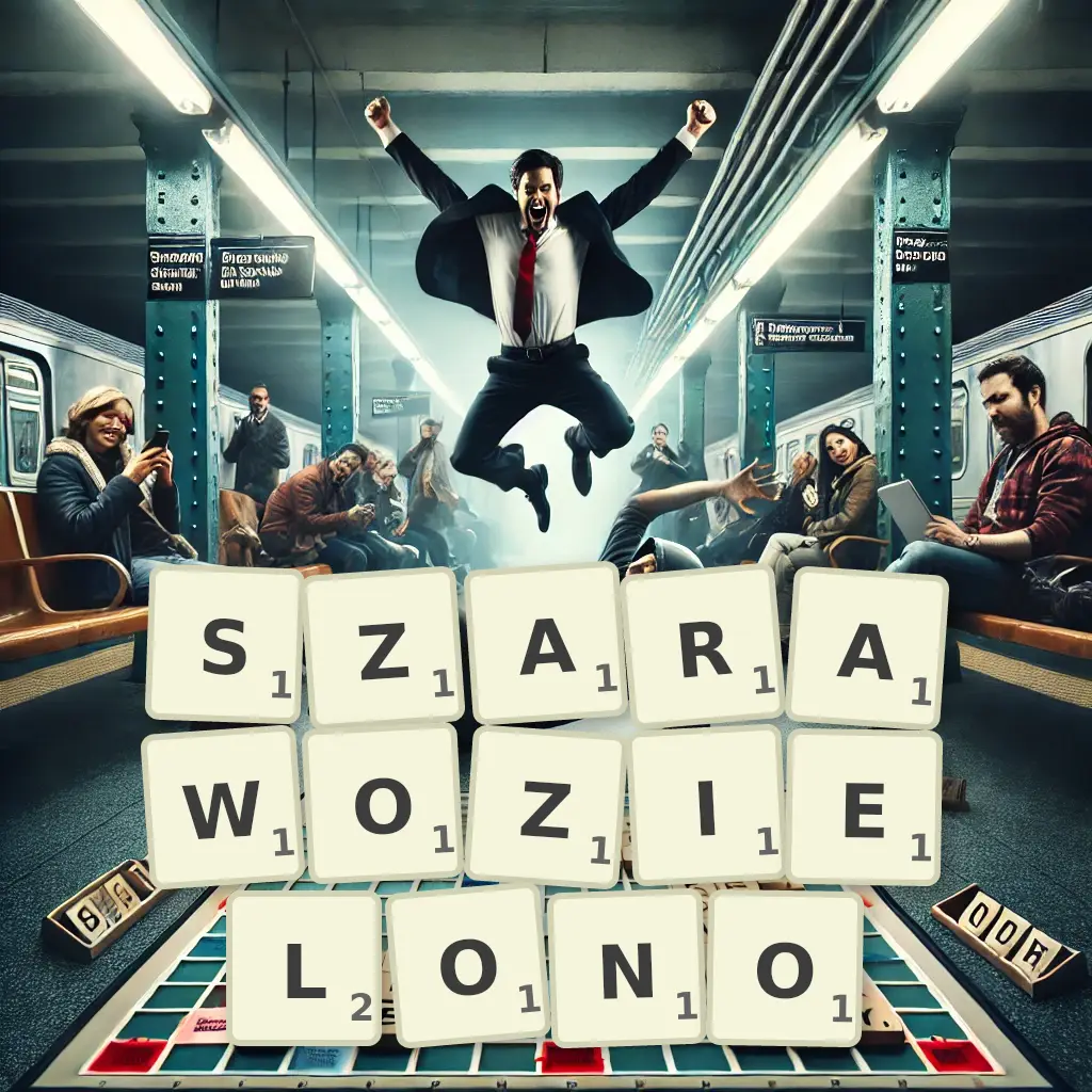 Słowa z liter SZARAWOZIELONO
