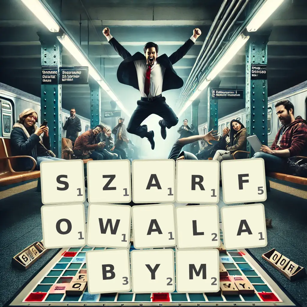 Słowa z liter SZARFOWAŁABYM