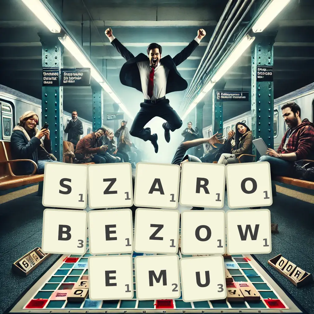 Słowa z liter SZAROBEŻOWEMU