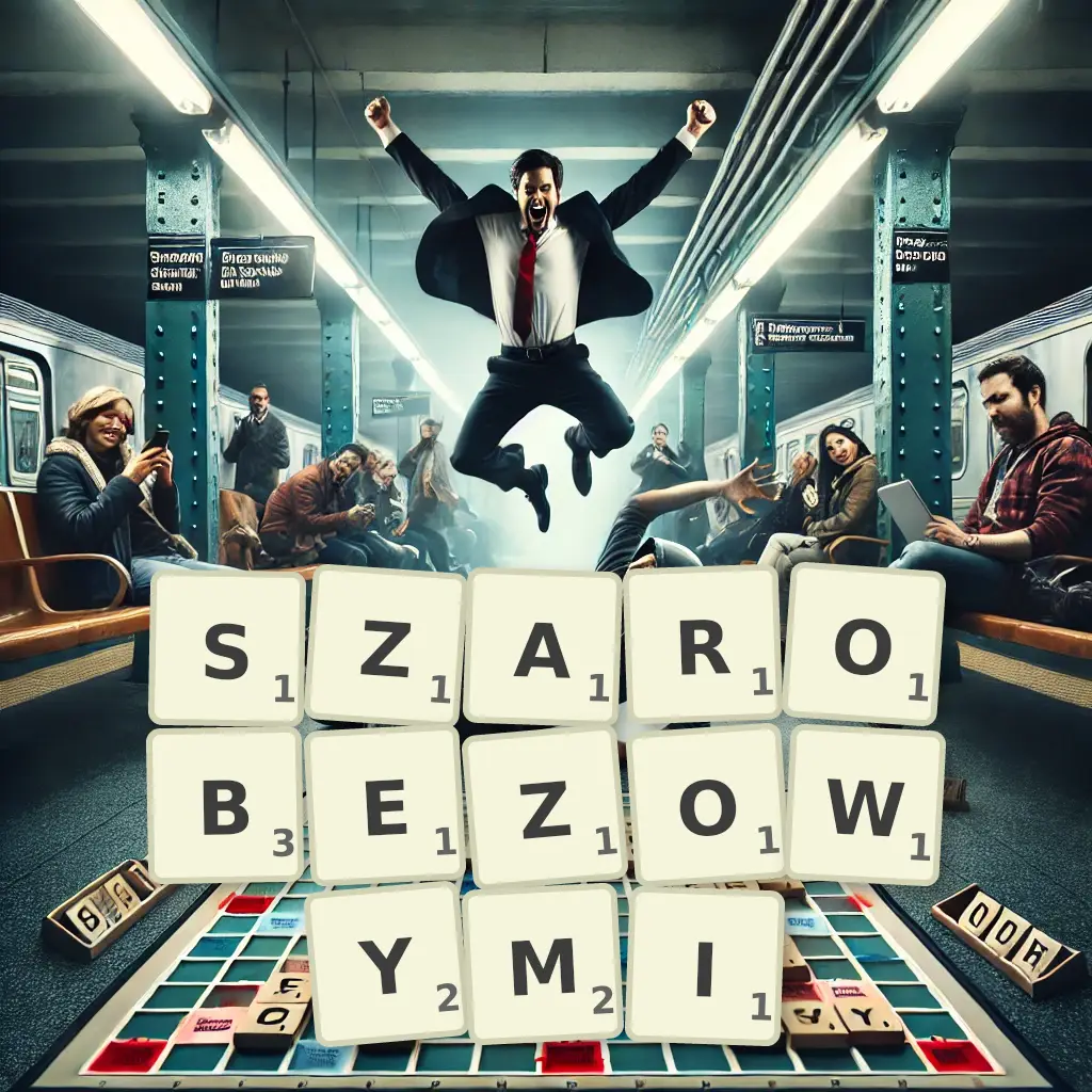 Słowa z liter SZAROBEŻOWYMI