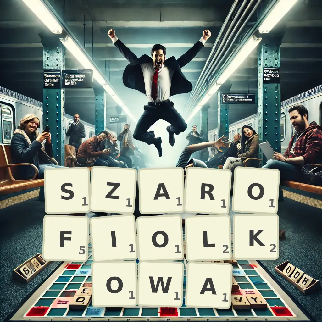 Słowa z liter SZAROFIOŁKOWĄ