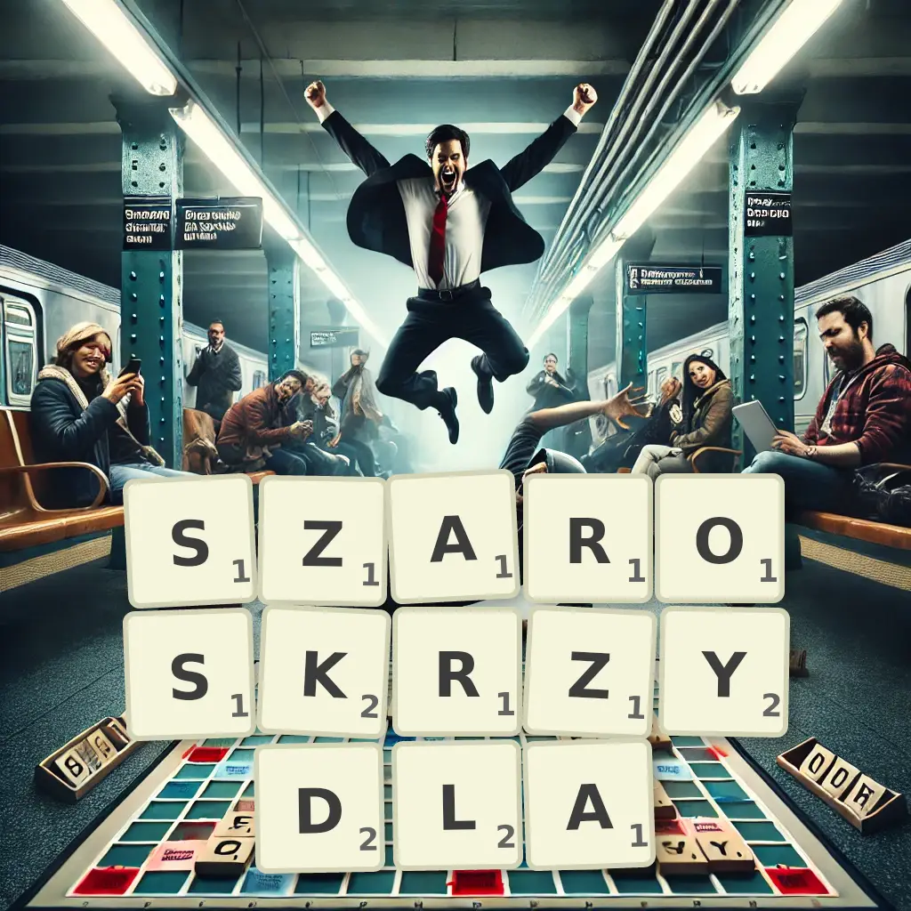 Słowa z liter SZAROSKRZYDŁĄ