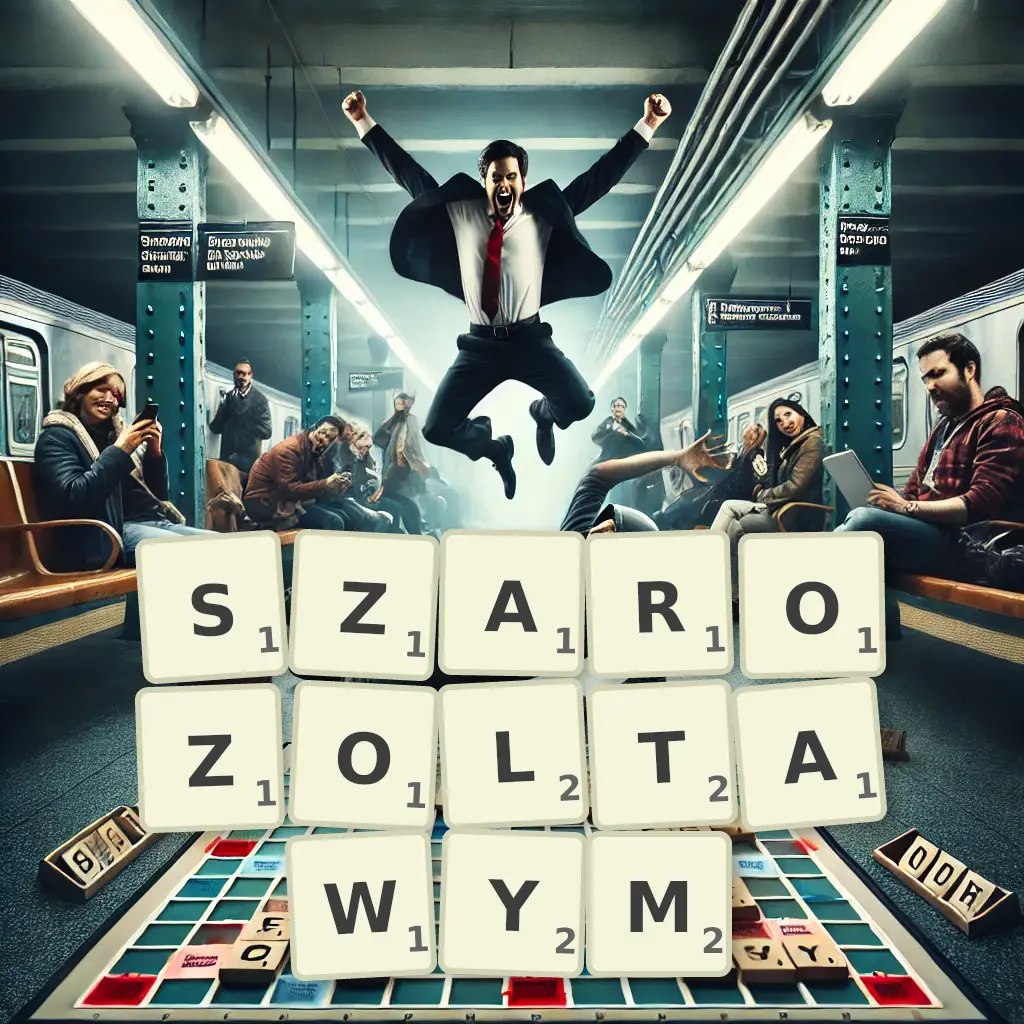 Słowa z liter SZAROŻÓŁTAWYM