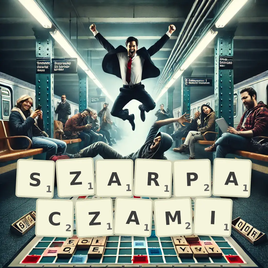 Słowa z liter SZARPACZAMI