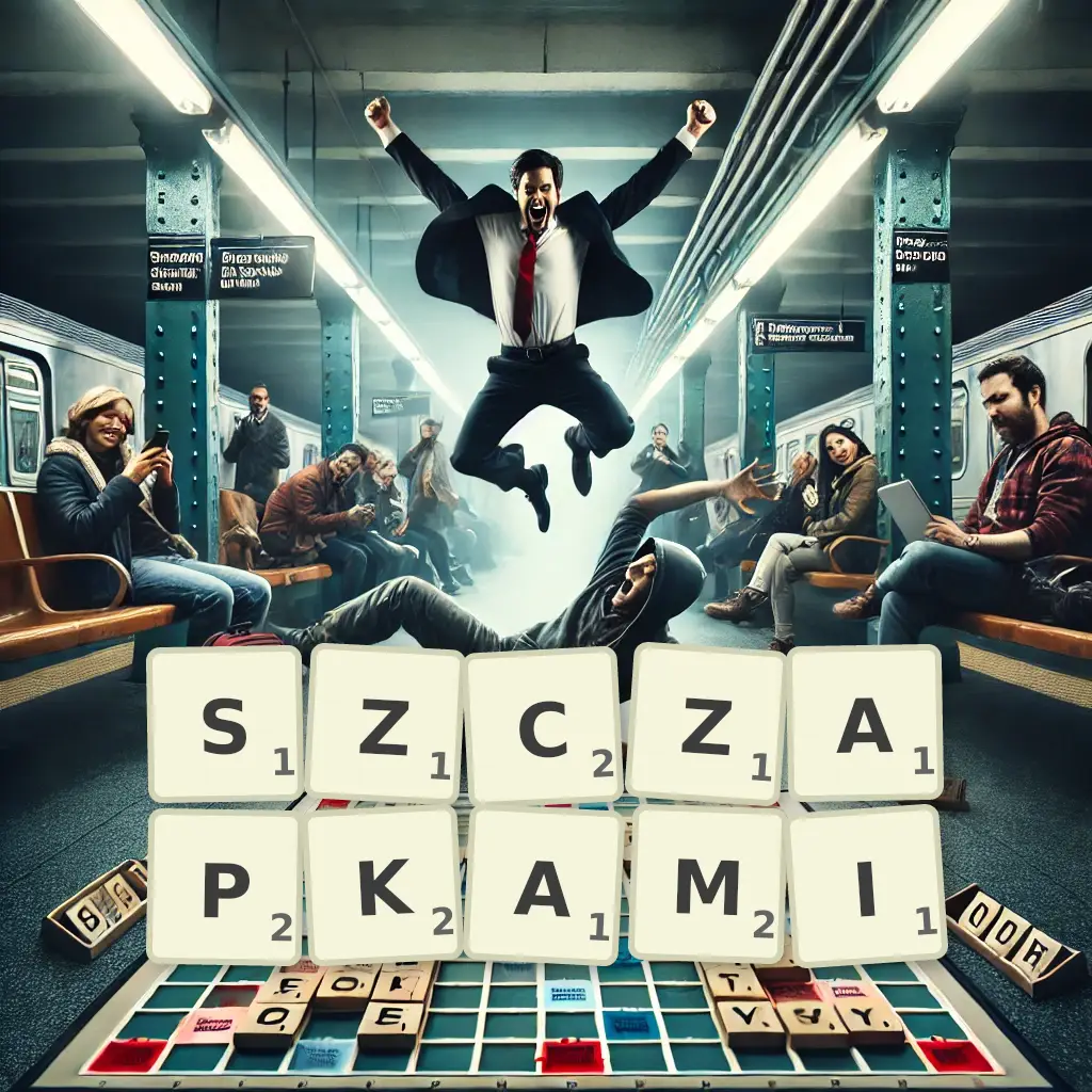 Słowa z liter SZCZAPKAMI