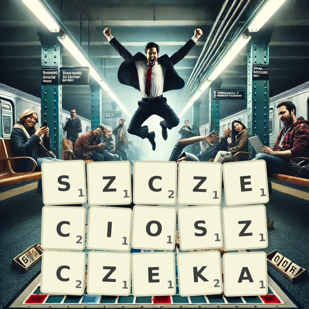 Słowa z liter SZCZECIOSZCZĘKĄ