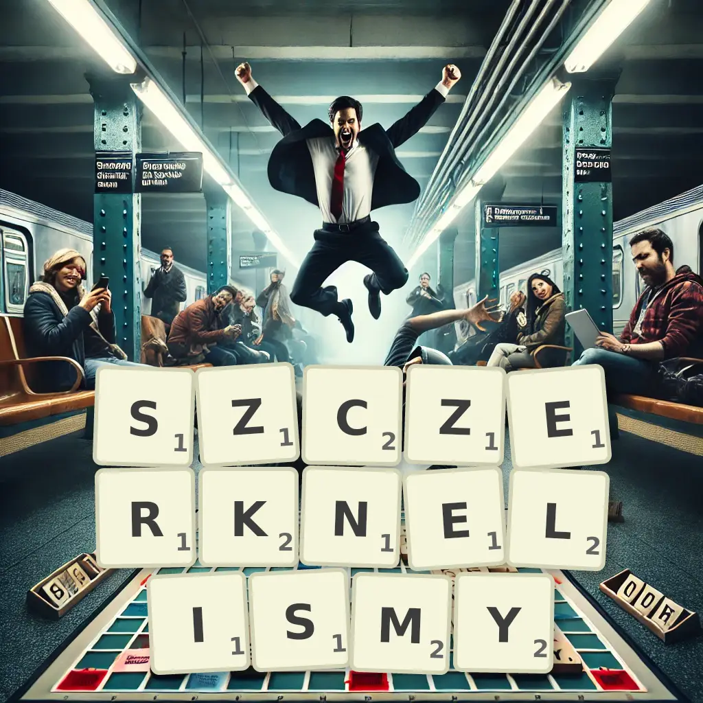 Słowa z liter SZCZERKNĘLIŚMY
