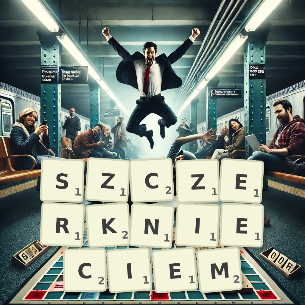 Słowa z liter SZCZERKNIĘCIEM