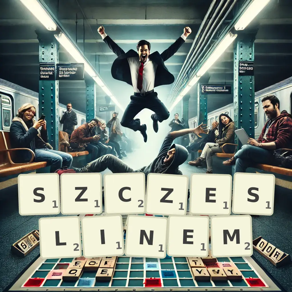 Słowa z liter SZCZĘŚLINEM