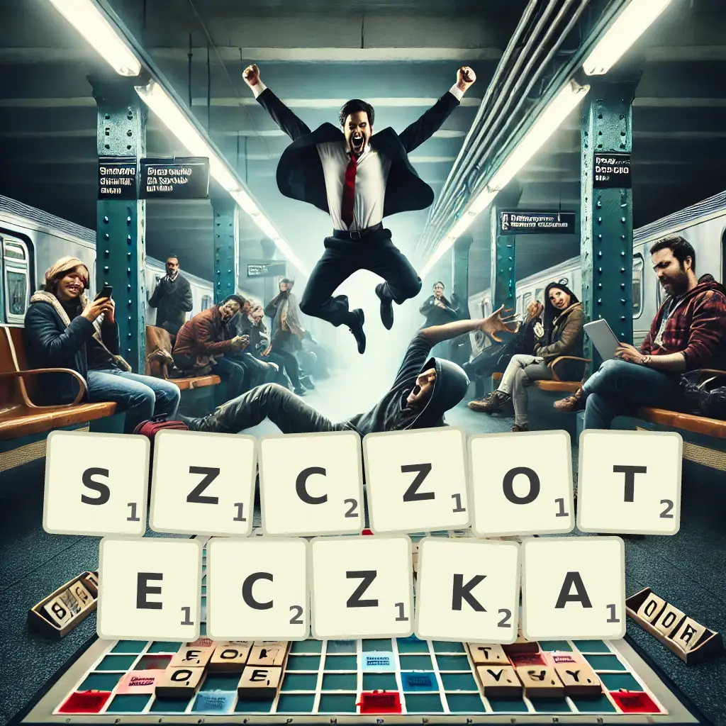 Słowa z liter SZCZOTECZKĄ