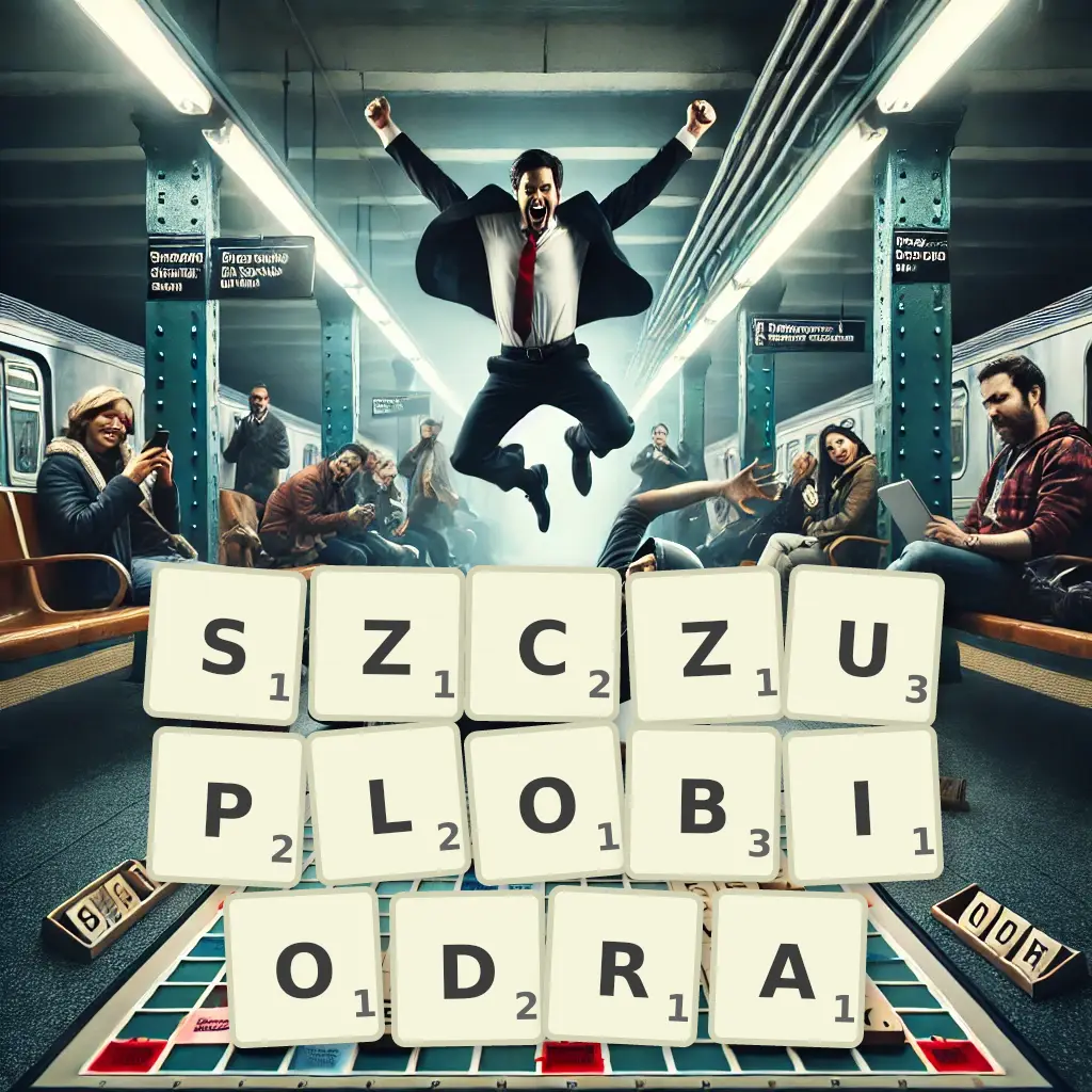 Słowa z liter SZCZUPŁOBIODRĄ