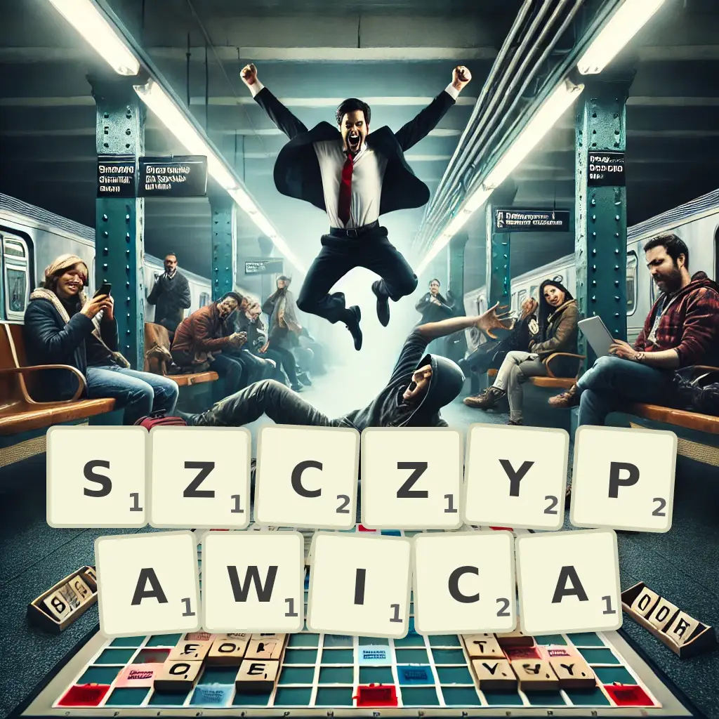 Słowa z liter SZCZYPAWICĄ