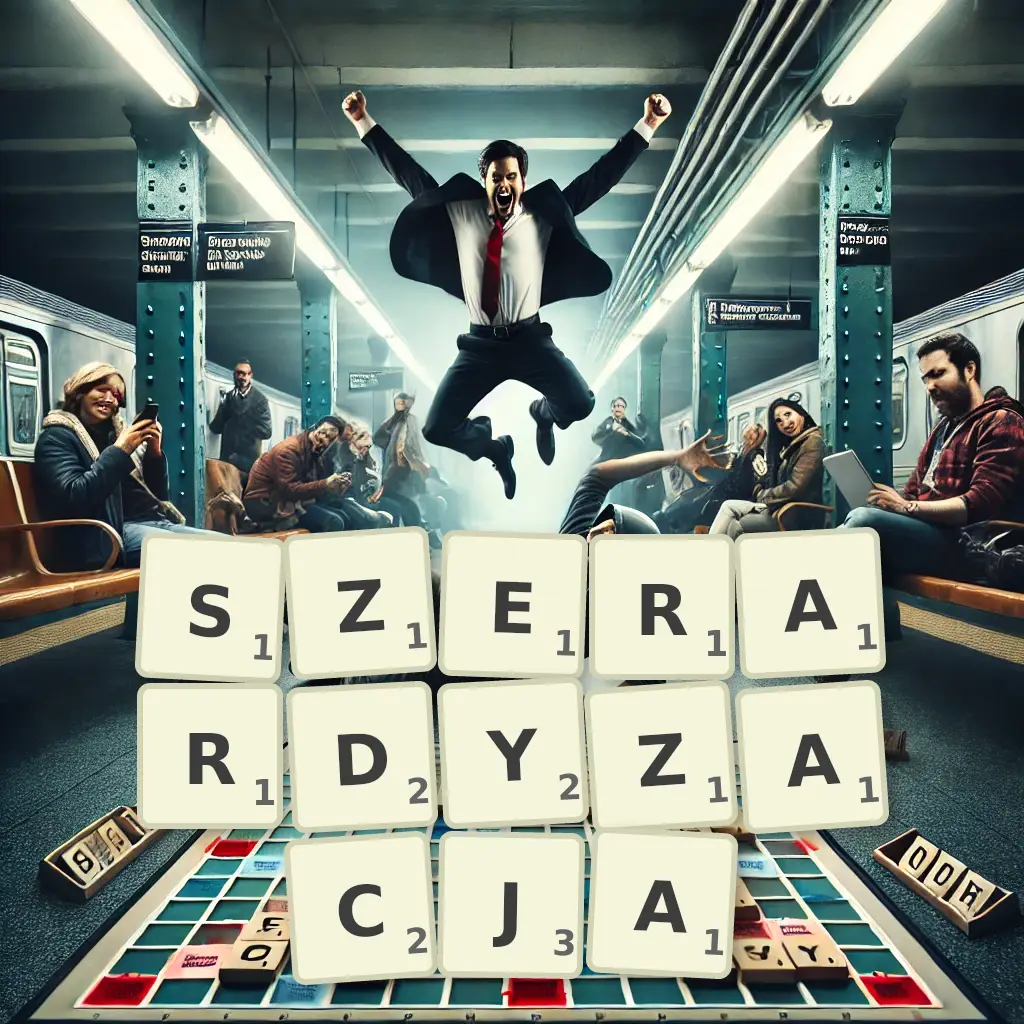 Słowa z liter SZERARDYZACJĄ