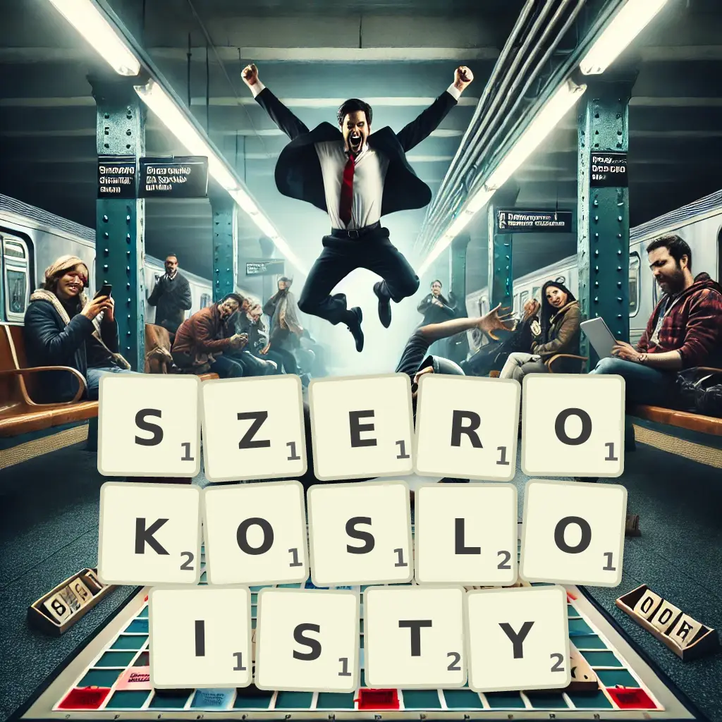 Słowa z liter SZEROKOSŁOISTY