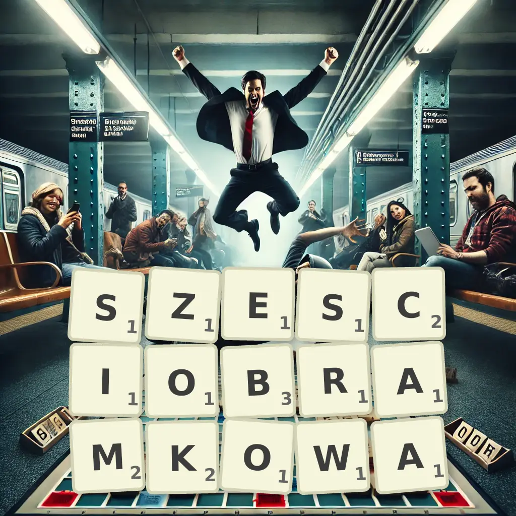 Słowa z liter SZEŚCIOBRAMKOWĄ