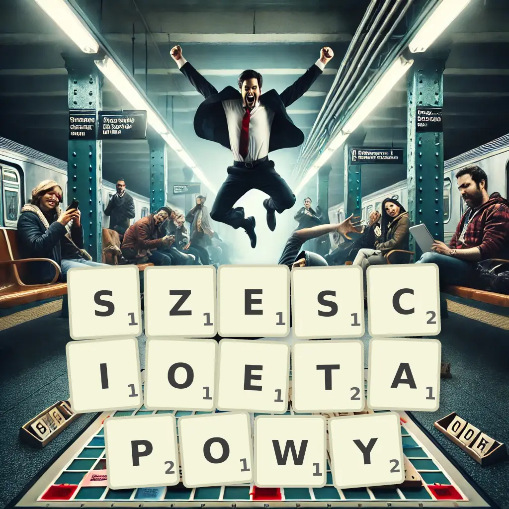 Słowa z liter SZEŚCIOETAPOWY