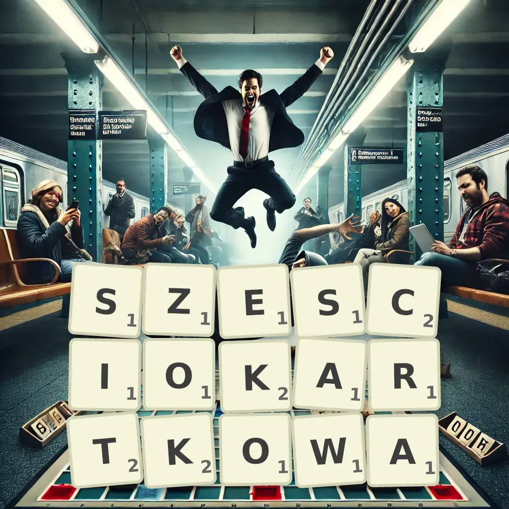 Słowa z liter SZEŚCIOKARTKOWĄ