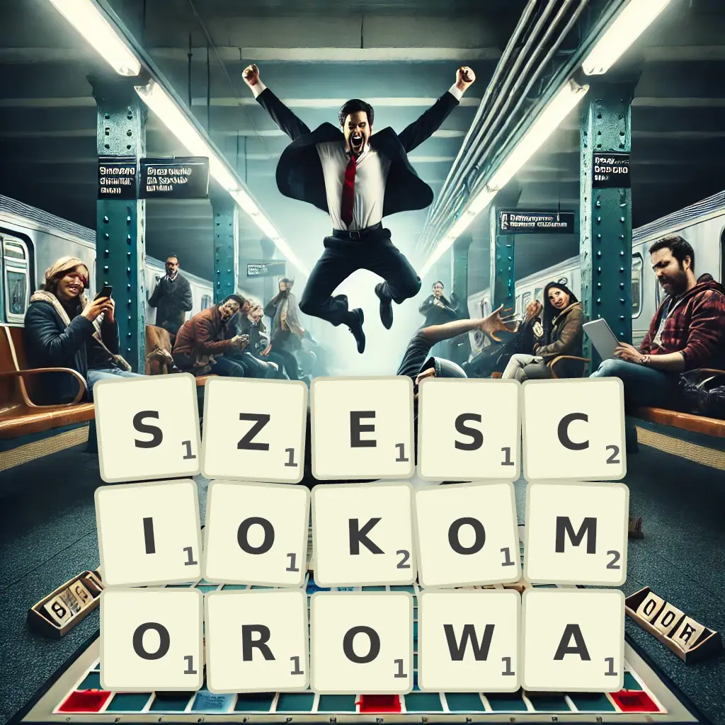 Słowa z liter SZEŚCIOKOMOROWA
