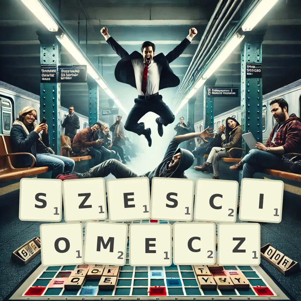Słowa z liter SZEŚCIOMECZ