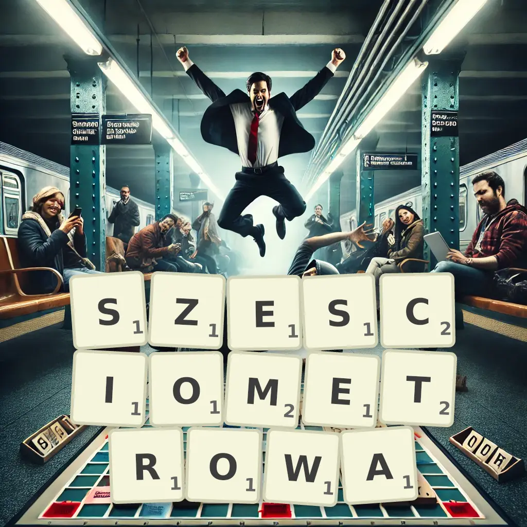 Słowa z liter SZEŚCIOMETROWA