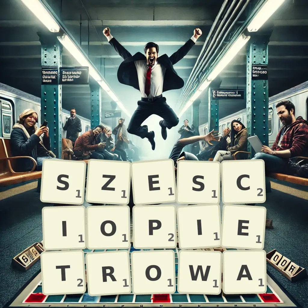 Słowa z liter SZEŚCIOPIĘTROWA