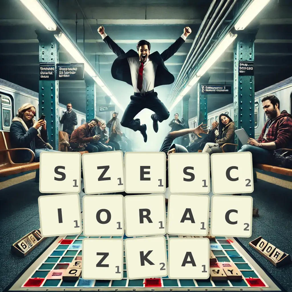 Słowa z liter SZEŚCIORACZKĄ