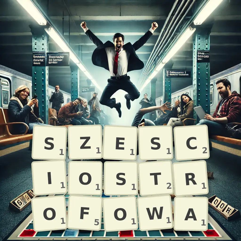 Słowa z liter SZEŚCIOSTROFOWĄ