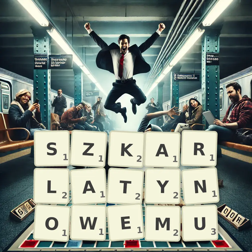 Słowa z liter SZKARLATYNOWEMU