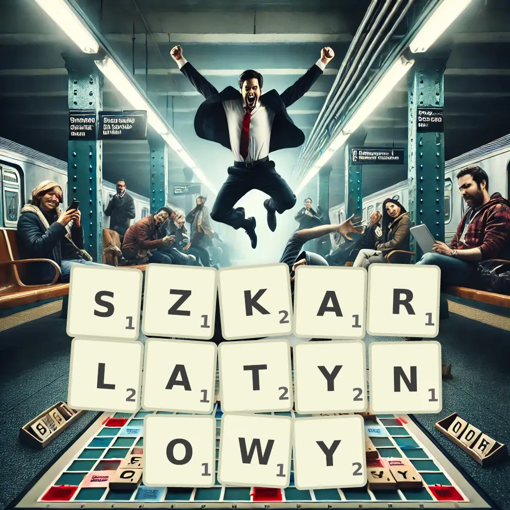 Słowa z liter SZKARLATYNOWY