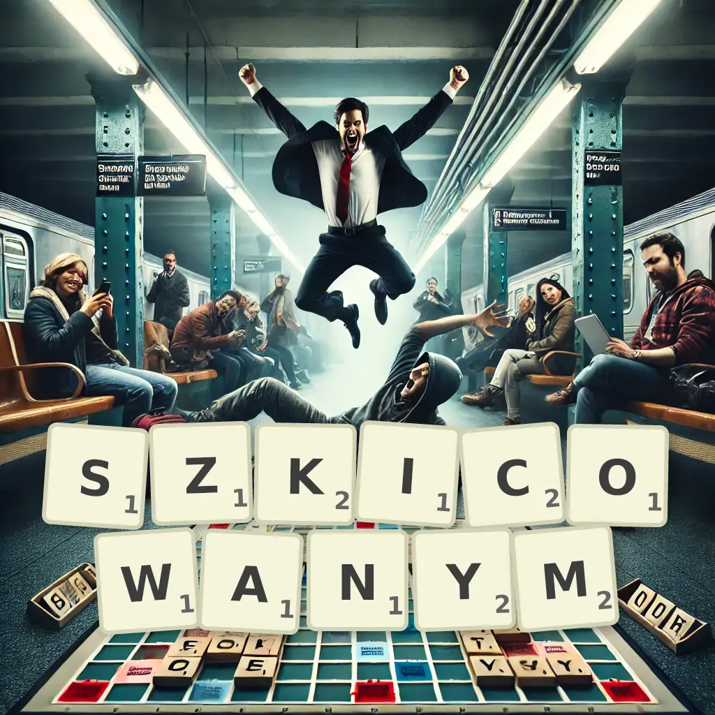 Słowa z liter SZKICOWANYM