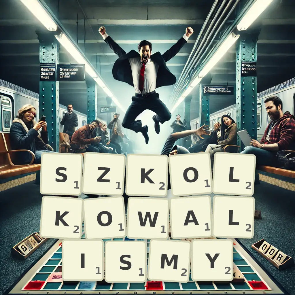 Słowa z liter SZKÓŁKOWALIŚMY